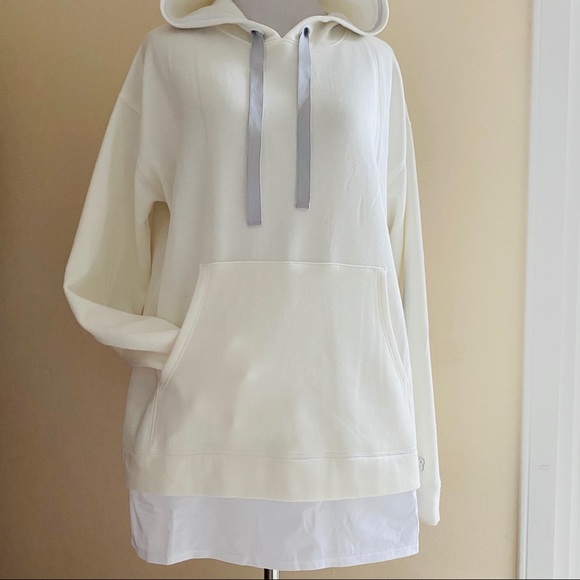 NWT new balance white captivate hoodie - Picture 4 of 9